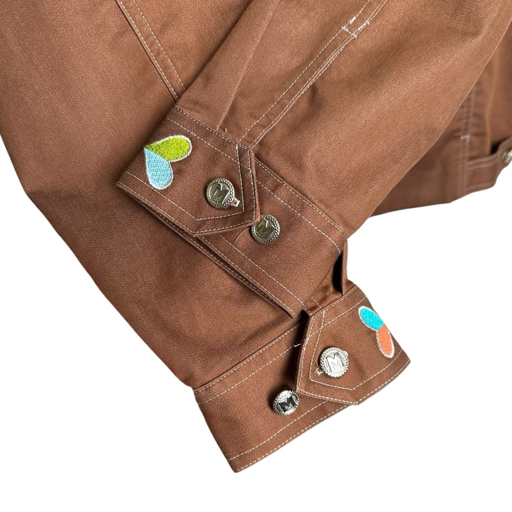 Bob Mackie Wearable Art Women's XL Matching Set Embroidered Jacket Pants Wetern - Picture 8 of 15